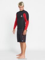 Z0ZR08269 Black Men Surf Vitals Jack Robinson Trunks Volcom Clothing - Image 4