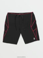 Z0ZR08269 Black Men Surf Vitals Jack Robinson Trunks Volcom Clothing - Image 6