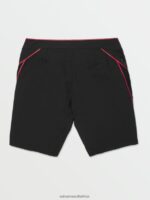 Z0ZR08269 Black Men Surf Vitals Jack Robinson Trunks Volcom Clothing - Image 9