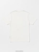 Z0ZR0826 Off White Men Farm to Yarn Section Short Sleeve Tee Volcom Clothing - Image 3