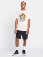 Z0ZR0826 Off White Men Farm to Yarn Section Short Sleeve Tee Volcom Clothing - Image 5