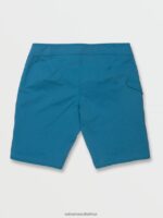 Z0ZR08271 Aged Indigo Men Lido Solid Mod Trunks Volcom Clothing - Image 2