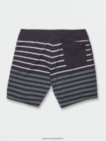 Z0ZR08273 Black Men Quarta Static Mod-Tech Trunks Volcom Clothing - Image 3