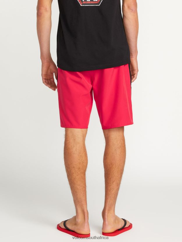 Z0ZR08277 Red Men Surf Vitals Jack Robinson Mod-Tech Trunks Volcom Clothing - Image 4
