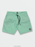 Z0ZR08278 Ice Men Lido Solid Elastic Waist Trunks Volcom Clothing