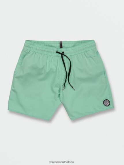 Z0ZR08278 Ice Men Lido Solid Elastic Waist Trunks Volcom Clothing