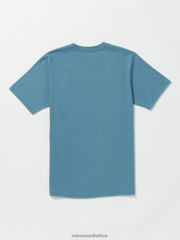 Z0ZR0827 Indigo Ridge Men Ez Peazy Short Sleeve Tee Volcom Clothing - Image 2
