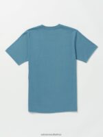 Z0ZR0827 Indigo Ridge Men Ez Peazy Short Sleeve Tee Volcom Clothing - Image 3