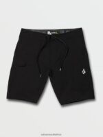 Z0ZR08283 Black Men Lido Solid Mod-Tech Trunks Volcom Clothing - Image 13