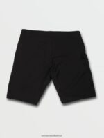 Z0ZR08283 Black Men Lido Solid Mod-Tech Trunks Volcom Clothing - Image 5
