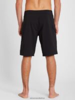 Z0ZR08283 Black Men Lido Solid Mod-Tech Trunks Volcom Clothing - Image 6