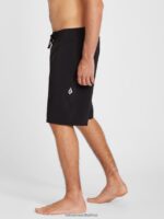 Z0ZR08283 Black Men Lido Solid Mod-Tech Trunks Volcom Clothing - Image 7