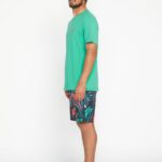 Z0ZR08285 Black Men Psyche Marble Mod-Tech Trunks Volcom Clothing