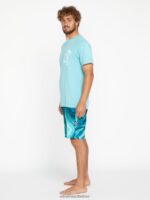 Z0ZR08286 Coastal Blue Men Psyche Marble Mod-Tech Trunks Volcom Clothing - Image 10