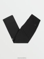 Z0ZR08290 Black Men Frickin Slim Stretch Pants Volcom Clothing - Image 3