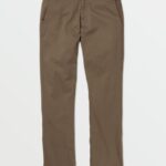Z0ZR08294 Mushroom Men Frickin Modern Stretch Chino Pants Volcom Clothing