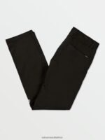 Z0ZR08295 Black Men Frickin Modern Stretch Chino Pants Volcom Clothing - Image 3