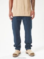 Z0ZR08296 Navy Men Workwear Caliper Pants Volcom Clothing - Image 17