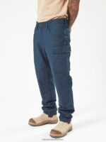 Z0ZR08296 Navy Men Workwear Caliper Pants Volcom Clothing - Image 3