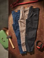 Z0ZR08297 Black Men Workwear Caliper Cuffed Pants Volcom Clothing - Image 11