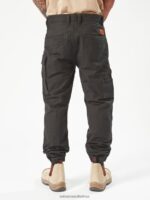 Z0ZR08297 Black Men Workwear Caliper Cuffed Pants Volcom Clothing - Image 14