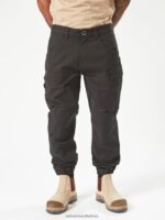 Z0ZR08297 Black Men Workwear Caliper Cuffed Pants Volcom Clothing - Image 15