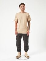 Z0ZR08297 Black Men Workwear Caliper Cuffed Pants Volcom Clothing - Image 9