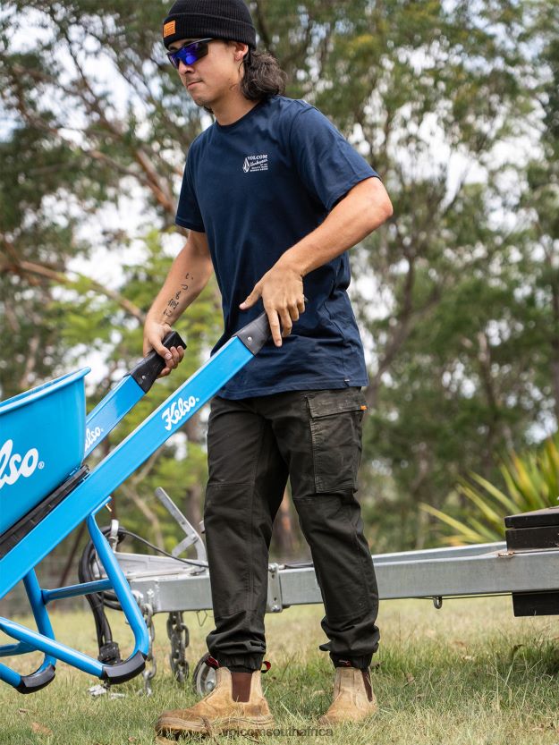 z0zr08297_black_men_workwear_caliper_cuffed_pants_volcom_clothing.jpg Z0ZR08297 Black Men Workwear Caliper Cuffed Pants Volcom Clothing - Image 1