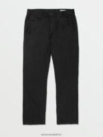 Z0ZR08298 Black Men Frickin Regular Stretch Pants Volcom Clothing
