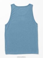 Z0ZR0829 Indigo Ridge Heather Men Solid Heather Tank Volcom Clothing - Image 2