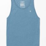 Z0ZR0829 Indigo Ridge Heather Men Solid Heather Tank Volcom Clothing