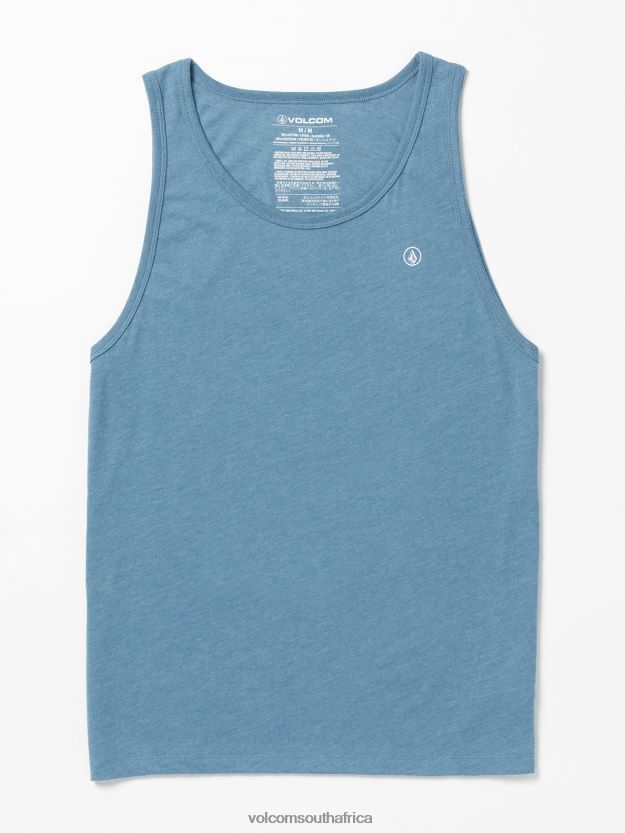 z0zr0829_indigo_ridge_heather_men_solid_heather_tank_volcom_clothing.jpg Z0ZR0829 Indigo Ridge Heather Men Solid Heather Tank Volcom Clothing - Image 1