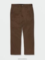 Z0ZR08300 Dark Earth Men Frickin Skate Chino Pants Volcom Clothing - Image 4