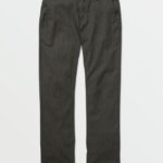 Z0ZR08304 Charcoal Heather Men Frickin Modern Stretch Chino Pants Volcom Clothing