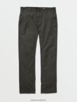 Z0ZR08304 Charcoal Heather Men Frickin Modern Stretch Chino Pants Volcom Clothing