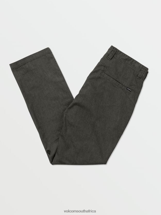 Z0ZR08304 Charcoal Heather Men Frickin Modern Stretch Chino Pants Volcom Clothing - Image 3