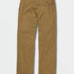Z0ZR08305 Dark Khaki Men Frickin Skate Chino Pants Volcom Clothing
