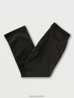 Z0ZR08306 Black Men Frickin Skate Chino Pants Volcom Clothing - Image 11