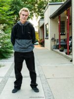 Z0ZR08306 Black Men Frickin Skate Chino Pants Volcom Clothing - Image 4