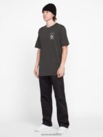 Z0ZR08306 Black Men Frickin Skate Chino Pants Volcom Clothing - Image 5