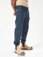 Z0ZR08308 Navy Men Workwear Caliper Cuffed Pants Volcom Clothing - Image 5