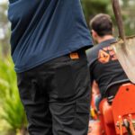 Z0ZR08309 Black Men Workwear Meter Light Work Pants Volcom Clothing