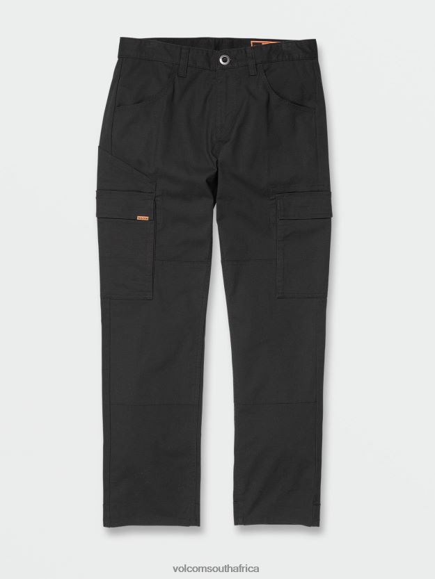 Z0ZR08309 Black Men Workwear Meter Light Work Pants Volcom Clothing - Image 4