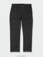 Z0ZR08309 Black Men Workwear Meter Light Work Pants Volcom Clothing - Image 5
