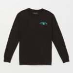 Z0ZR0830 Black Men Marcher Long Sleeve Tee Volcom Clothing