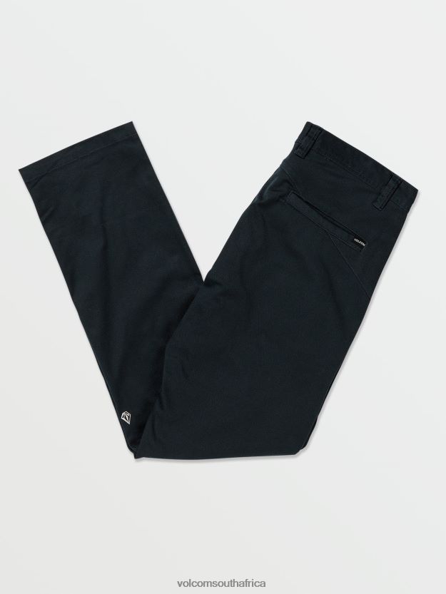 Z0ZR08310 Dark Navy Men Frickin Modern Stretch Chino Pants Volcom Clothing - Image 3