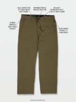 Z0ZR08314 Winter Moss Men Skate Vitals Alec Majerus Pants Volcom Clothing - Image 2
