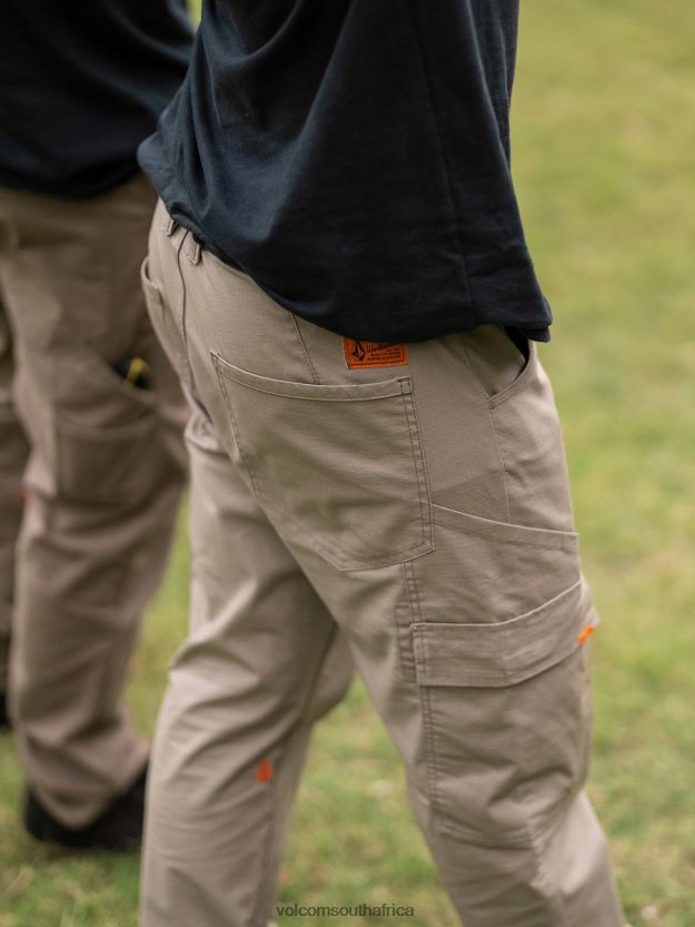Z0ZR08317 Brindle Men Workwear Meter Light Work Pants Volcom Clothing - Image 2