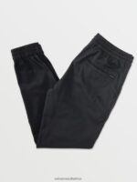 Z0ZR08318 Charcoal Men Frickin Slim Jogger Pants Volcom Clothing - Image 3