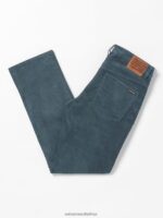 Z0ZR08319 Dark Slate Men Solver 5 Pocket Cord Pants Volcom Clothing - Image 2